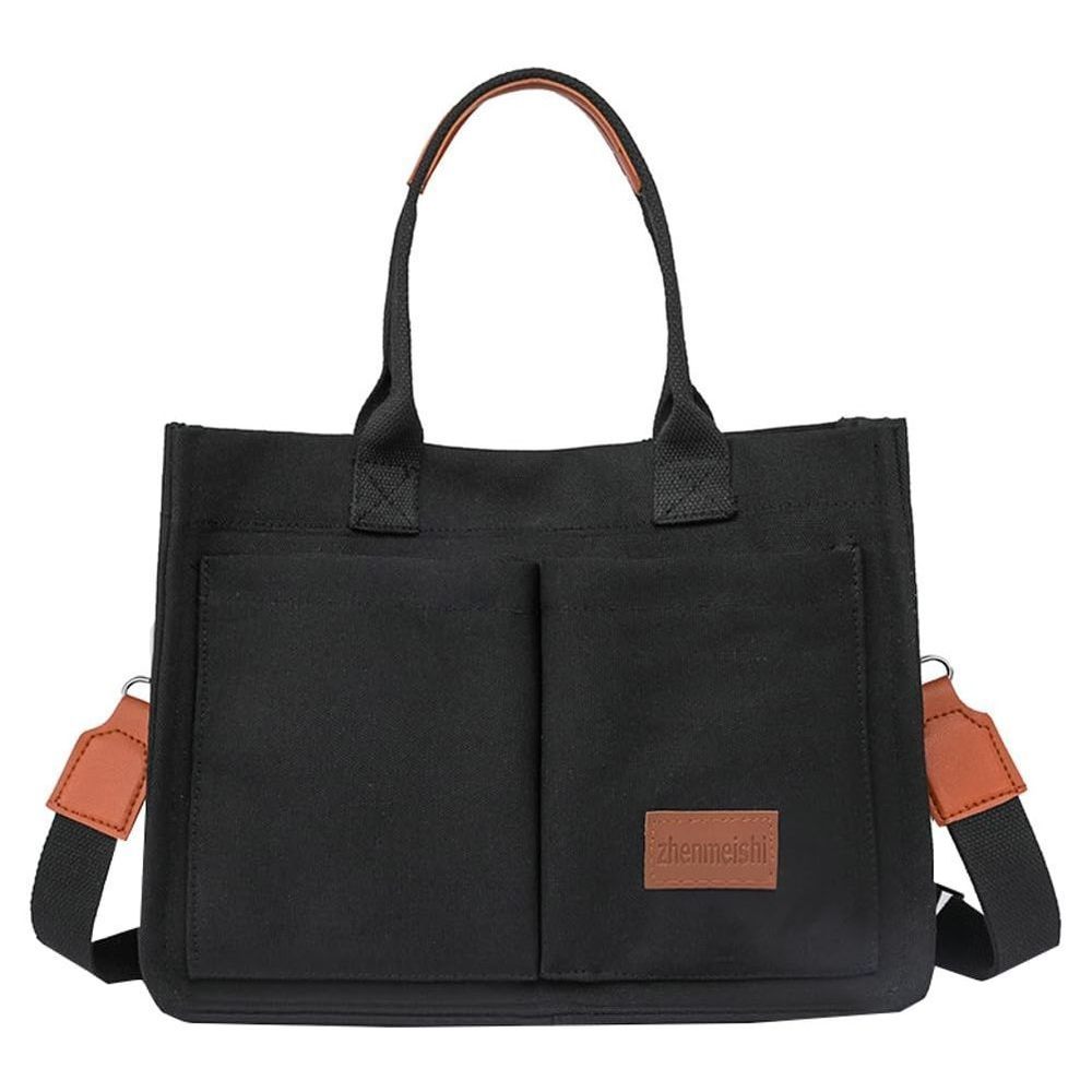 Canvas Tote Bag Purses Large Canvas Work Shoulder Bags Satchel Bag :[